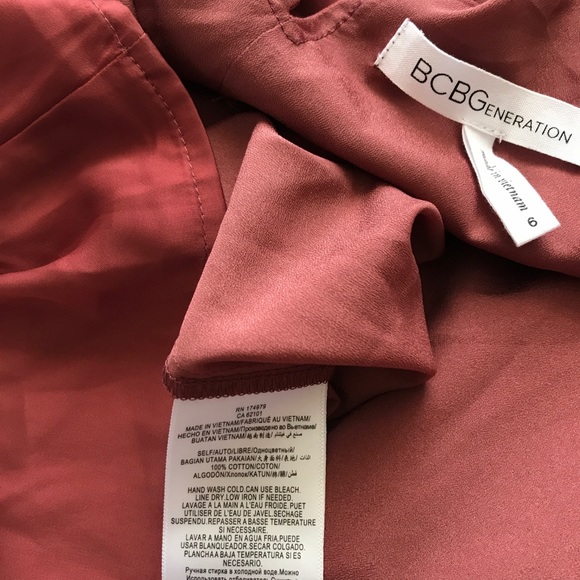 BCBGeneration Cooper Strappy Satin Dress, Size 6 - Picture 5 of 7